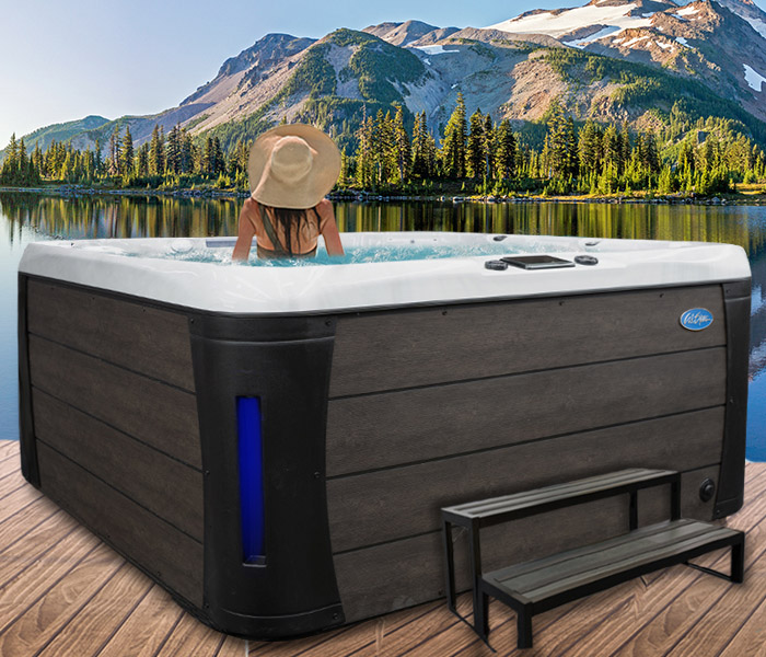 Calspas hot tub being used in a family setting - hot tubs spas for sale Asheville